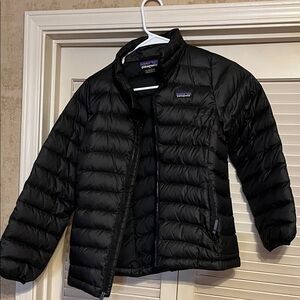 Kids Patagonia Quilted Black Jacket